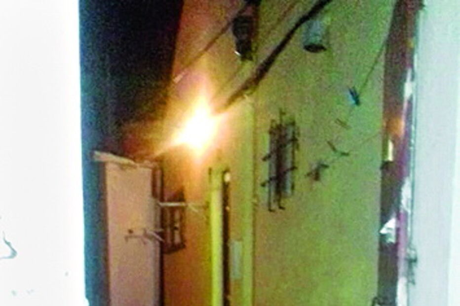 A casa no Montijo onde morava até há uma semana a mãe de Sofia Ribeiro, Salomé, ficou neste estado    