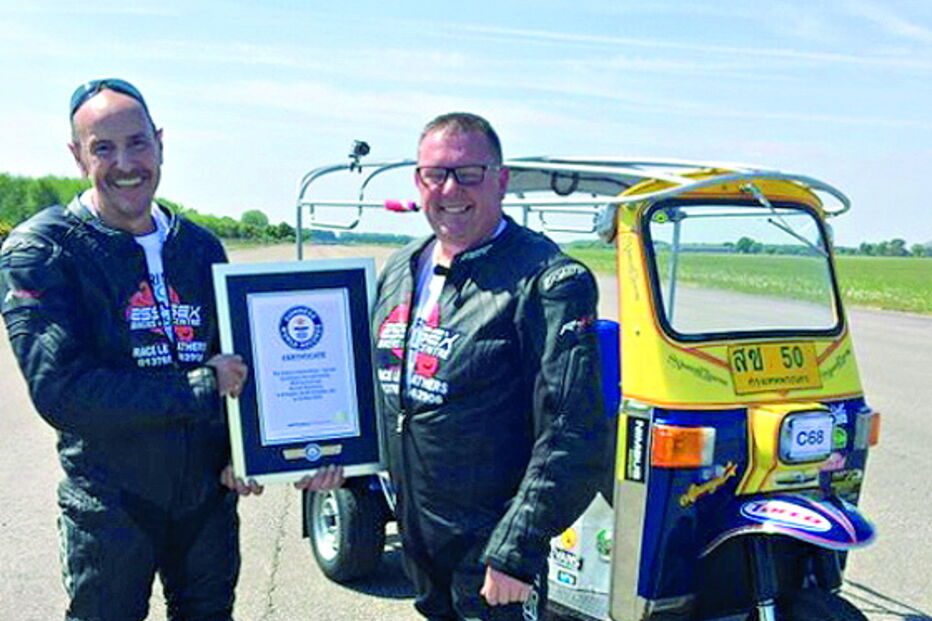 Tuk-Tuk modificado atinge 144 km por hora