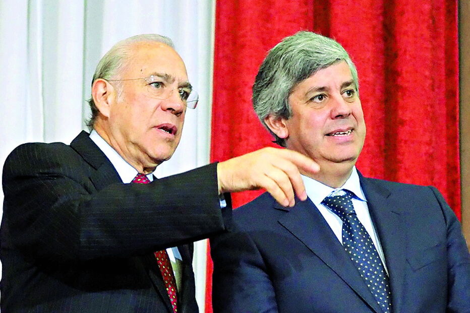 Angel Gurría, secretário-geral da OCDE, prevê que o ministro das Finanças, Mário Centeno, não cumpra a meta do défice de 0,2% 