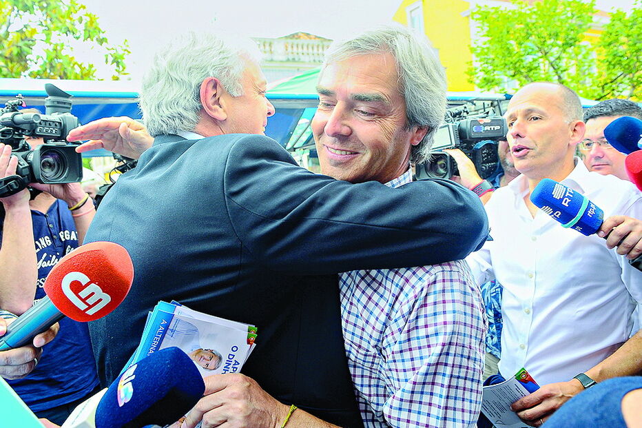Paulo Sande cruzou-se com Nuno Melo no mercado das Caldas da Rainha 