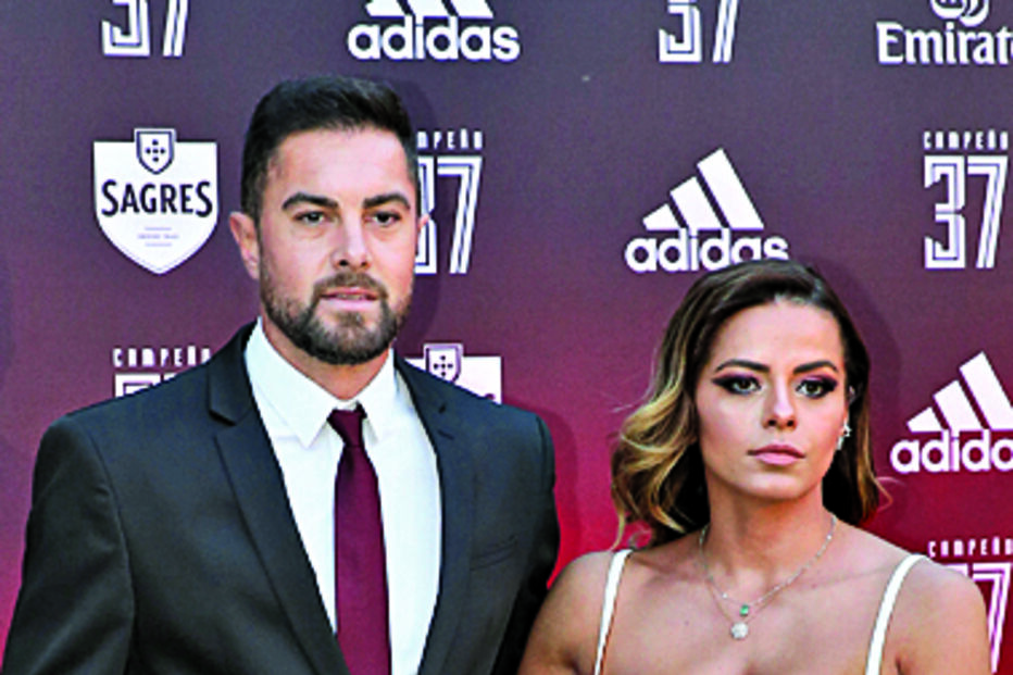 Jardel fez-se acompanhar pela mulher, Gabriela