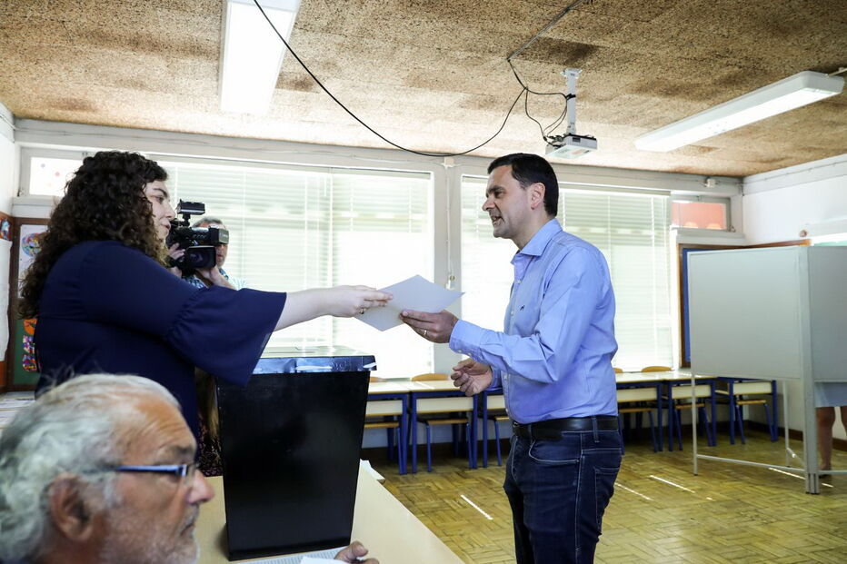 Pedro Marques votou em Alcochete