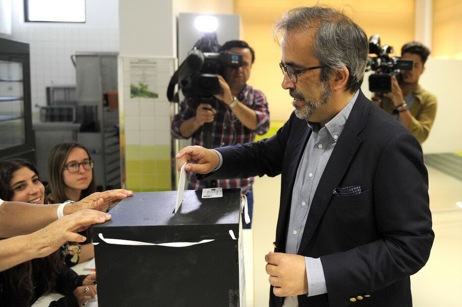 Paulo Rangel votou no Porto