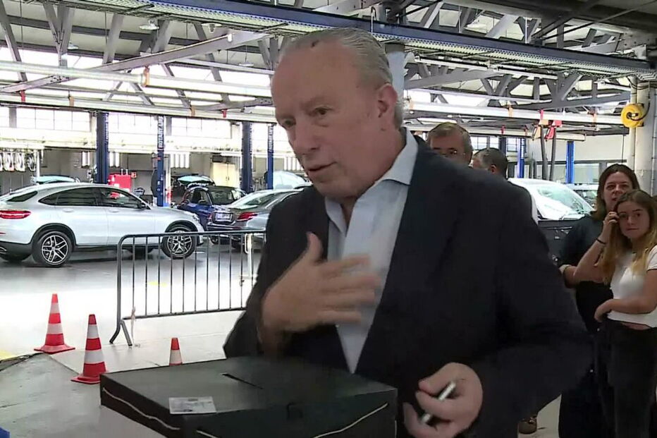 Santana Lopes a votar