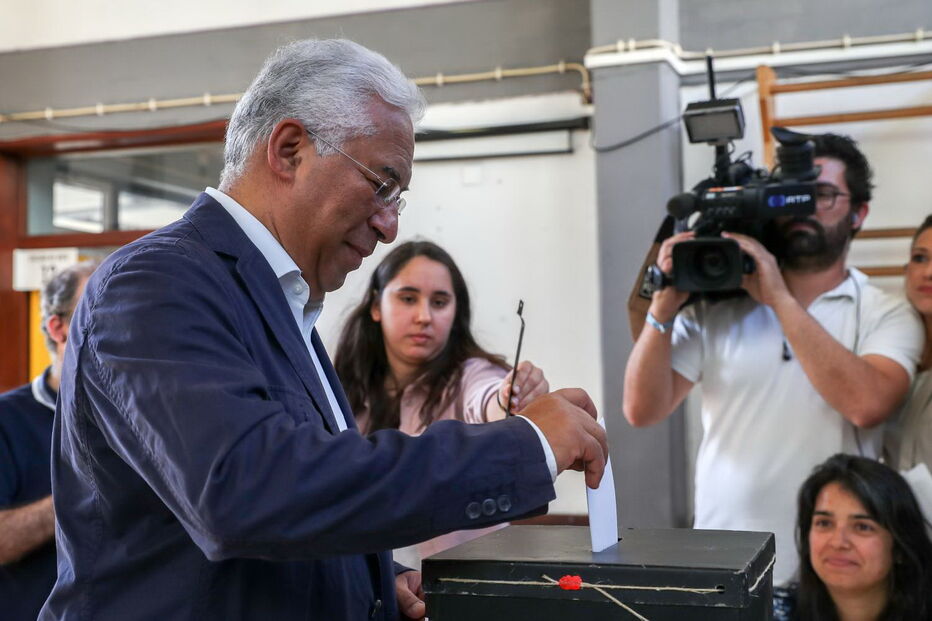 António Costa votou em Benfica