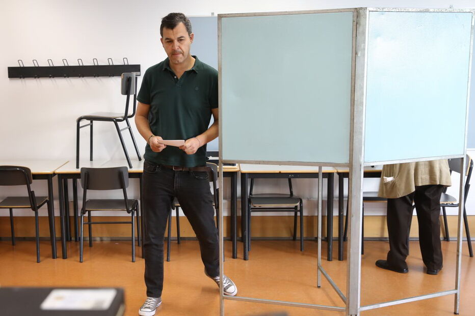 André Silva votou em Lisboa