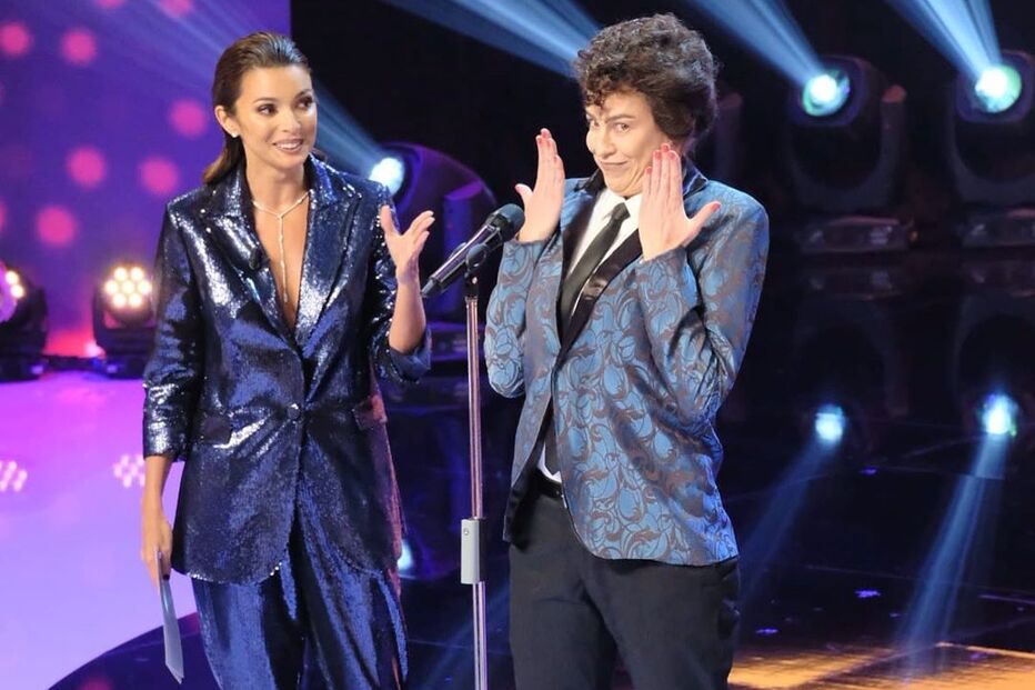 Maria Cerqueira Gomes com Luana Piovani