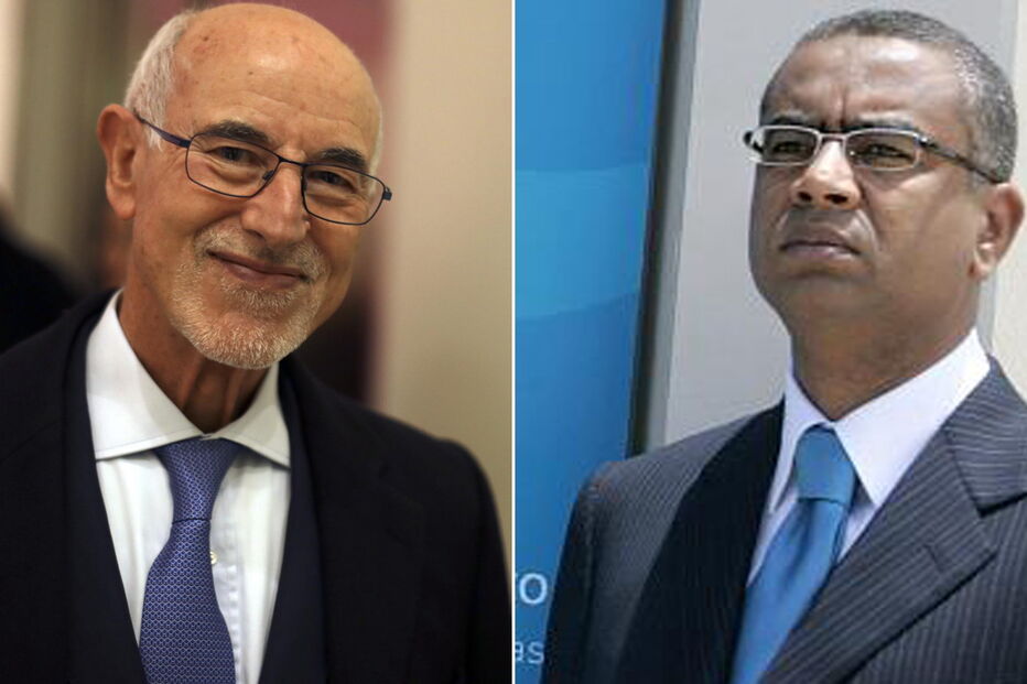 Proença de Carvalho e Carlos Silva