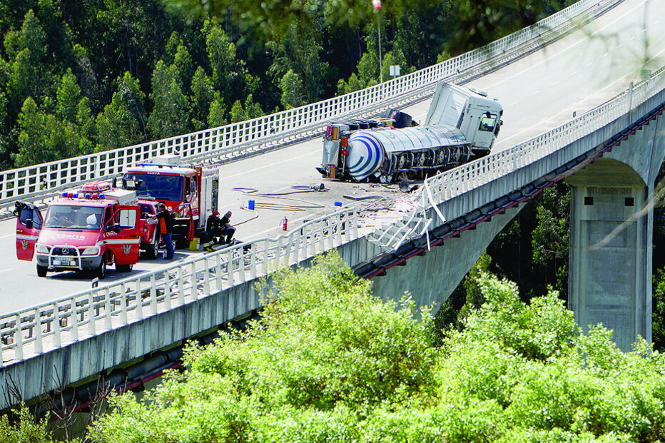  Motorista de camião morre após despiste violento na A2 junto a Grândola