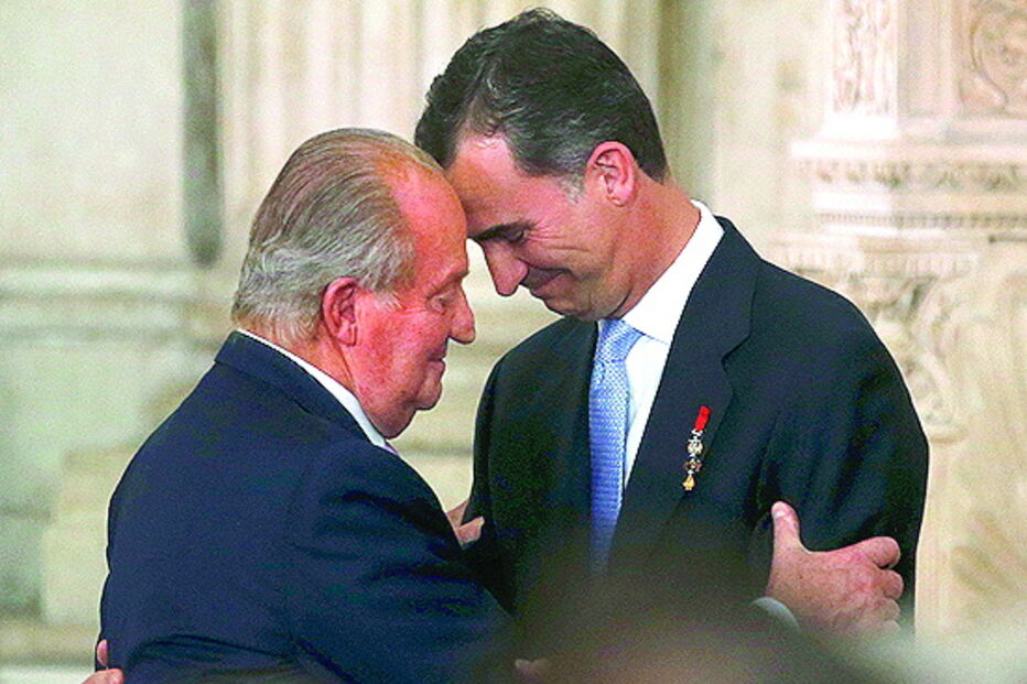 Rei Juan Carlos e Felipe VI