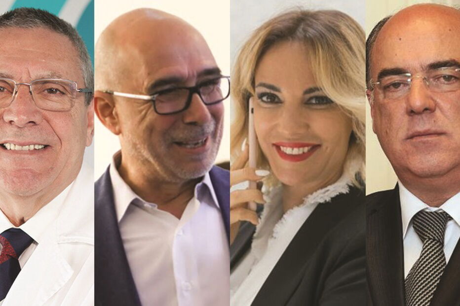 Presidente do IPO do Porto, José Maria Laranja Pontes; Presidente da Câmara Municipal de Santo Tirso, Joaquim Couto e a mulher, Maria Manuela Couto; Presidente da Câmara Municipal de Barcelos, Miguel Costa Gomes