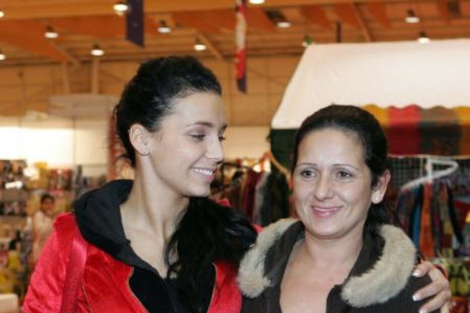 Luciana Abreu e a mãe quando, ainda, falavam