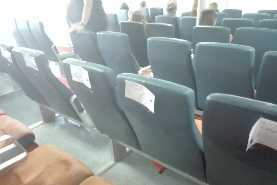 Utentes da Soflusa descontentes com a greve deixam donativos aos Mestres