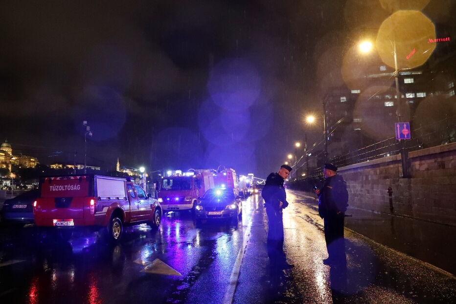 Naufrágio no rio Danúbio na Hungria