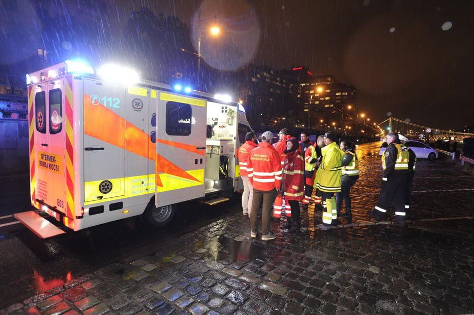 Naufrágio no rio Danúbio na Hungria