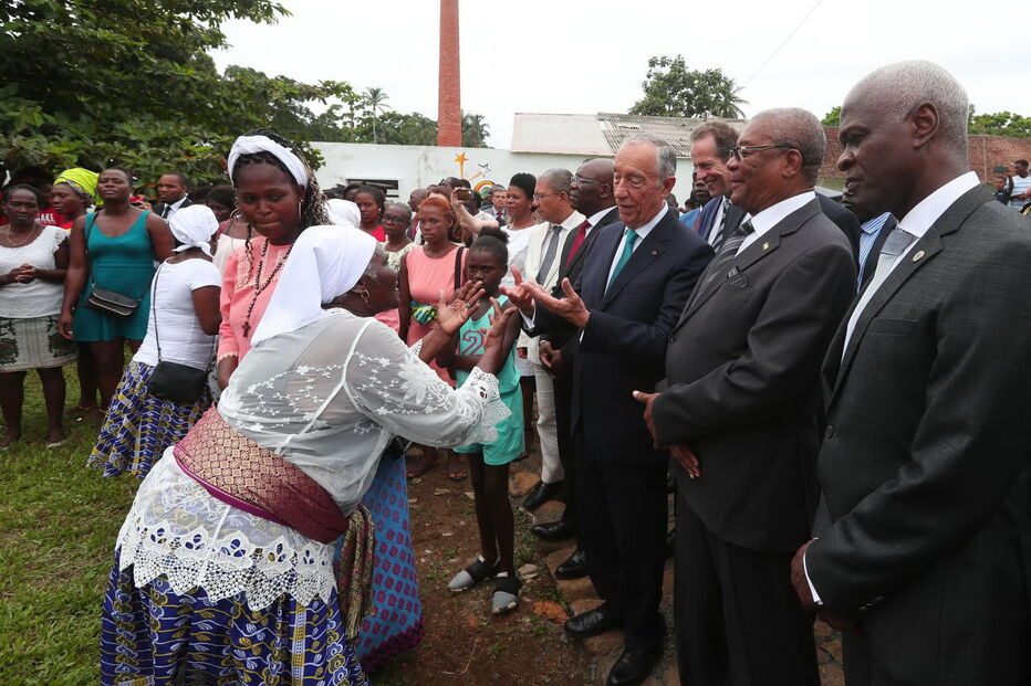Marcelo na ilha do Príncipe