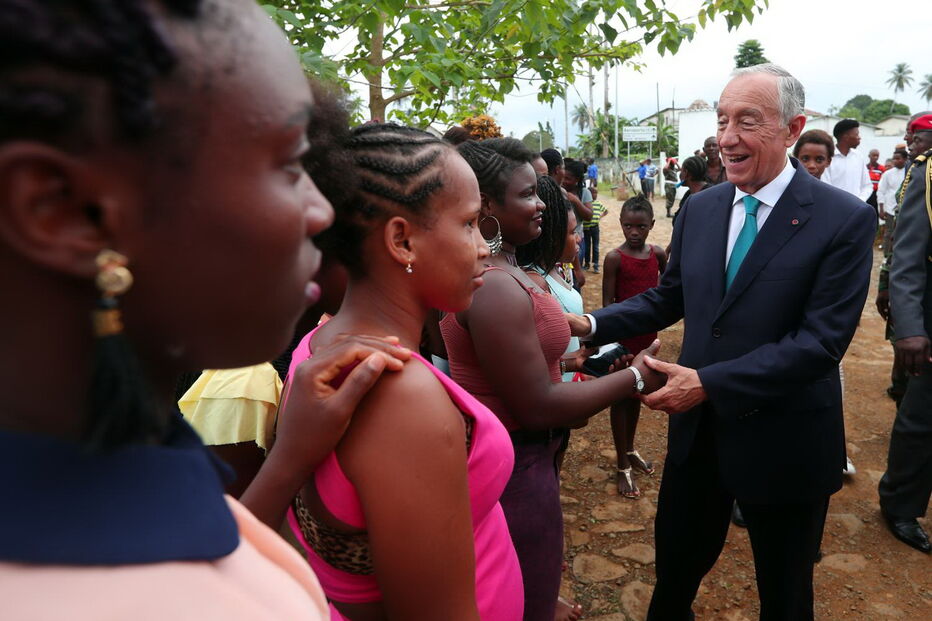 Marcelo na ilha do Príncipe