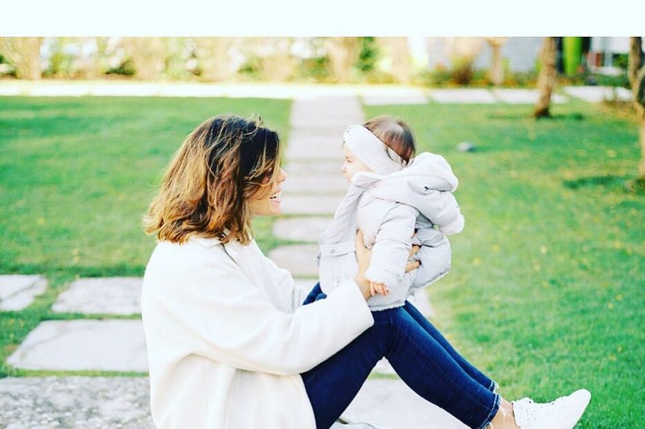 Andreia Rodrigues e a filha