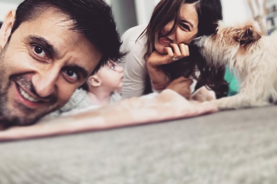 Momento em família: Daniel Oliveira, Alice e Andreia Rodrigues