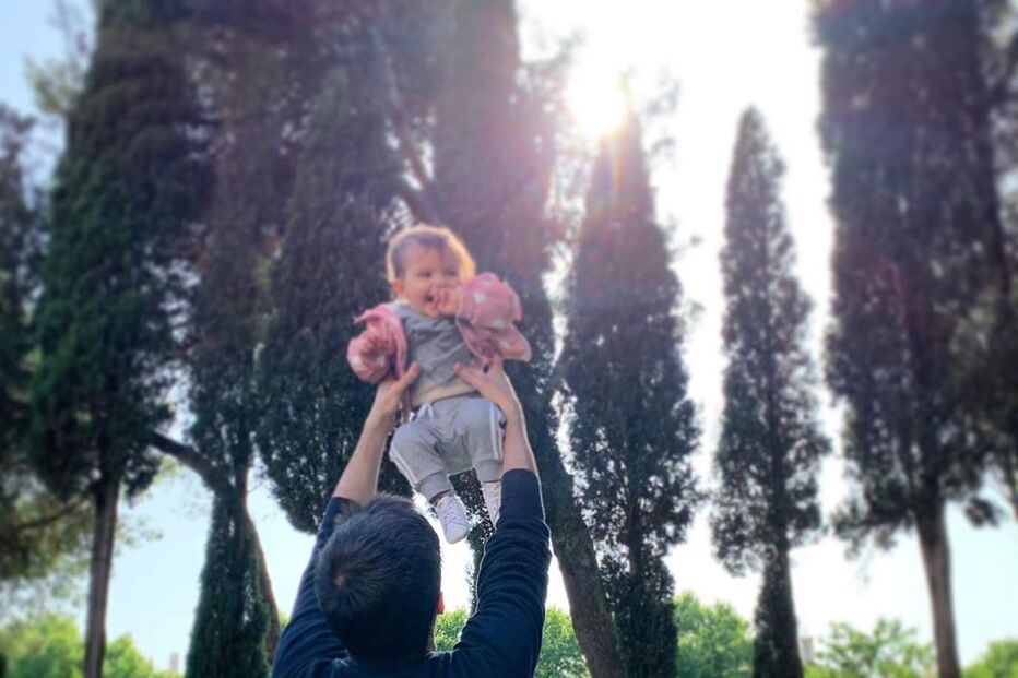 Daniel e Alice com um ano