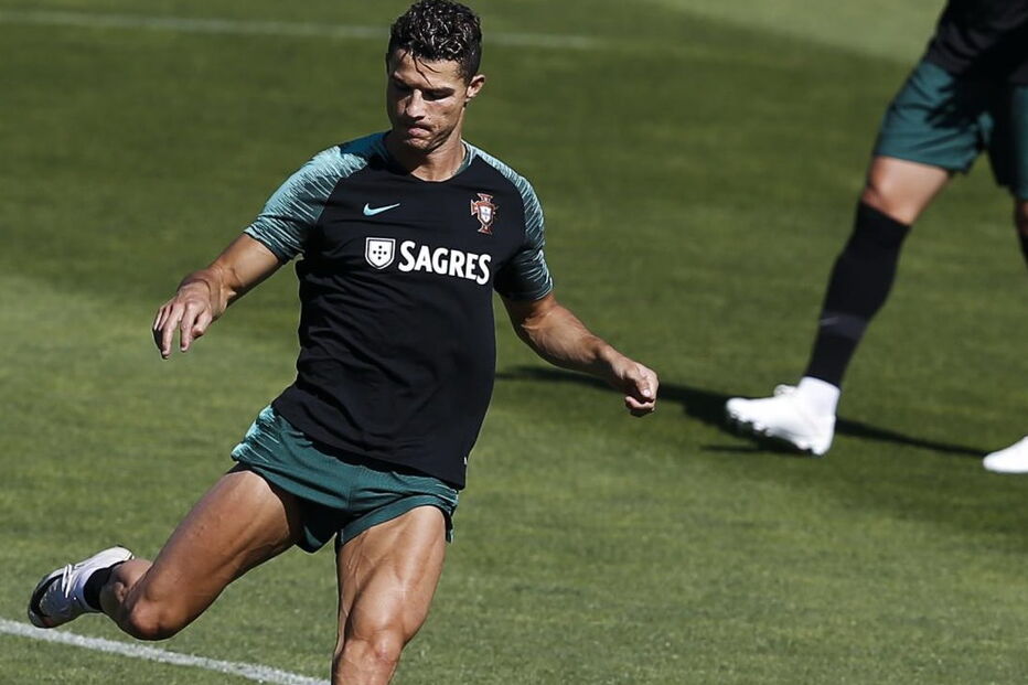 Cristiano Ronaldo e João Félix juntos na Seleção Nacional