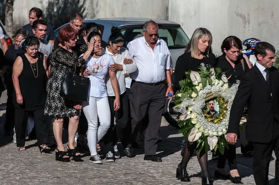 Funeral de Joaquim Vaz, uma das vitimas do homicida em Amarante