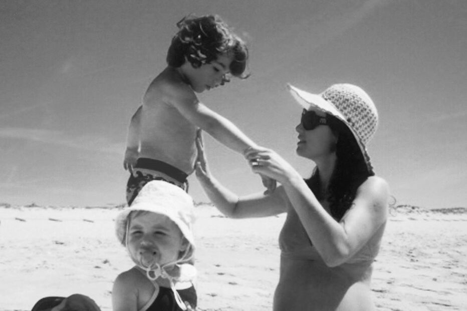 Fernanda Serrano com os filhos