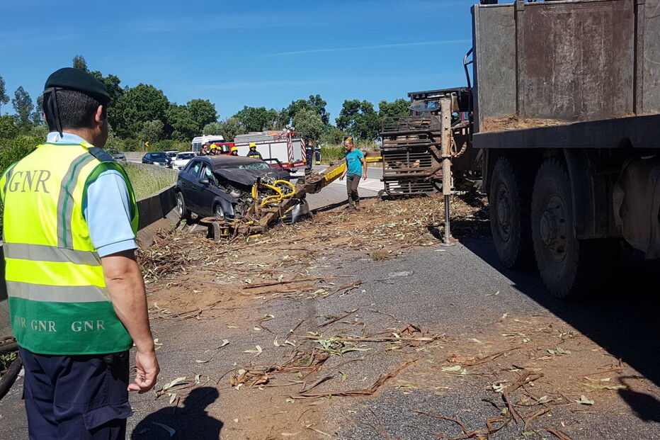 Acidente ocorreu na EN342, em Miranda do Corvo 