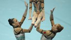 Trio da ginástica acrobática conquista prata horas depois do bronze nos Jogos Europeus