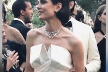Charlotte Casiraghi vestida de noiva