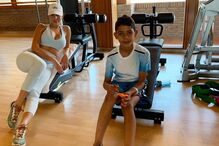 Georgina Rodriguez e Cristianinho 