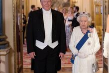 Donald Trump e Rainha Isabel II