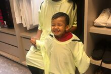 Cristianinho com Mateo