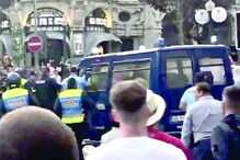 Desacatos entre adeptos e PSP levam a detenções na Avenida dos Aliados no Porto 