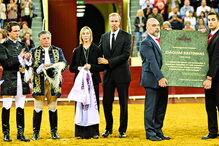 Marcos presta homenagem ao pai Joaquim Bastinhas