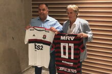 Jorge Jesus já aterrou no Brasil onde vai orientar a equipa do Flamengo