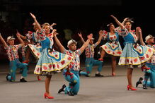 Desfile da marcha do Bairro da Boavista