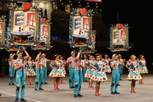 Desfile da marcha do Bairro da Boavista