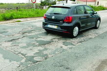 Mau estado da estrada, onde não foi requalificada, motivou obras de urgência 