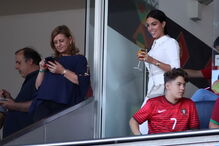 Georgina Rodríguez nas bancadas do Dragão para torcer pela Seleção Nacional