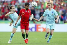 Momentos do jogo Portugal-Holanda na final da Liga das Nações
