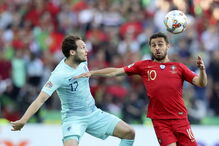 Momentos do jogo Portugal-Holanda na final da Liga das Nações