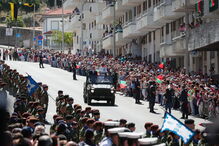 Marcelo Rebelo de Sousa nas comemorações do 10 de Junho em Portalegre