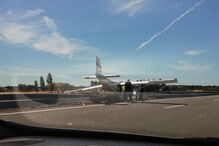 Avioneta tenta aterrar em autoestrada no Pinhal Novo e colide com dois carros