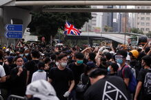 Tensão vivida em protestos em Hong Kong