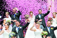 Santo António uniu dezasseis casais em Lisboa