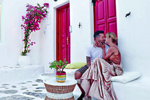 Garay e a mulher estão na Grécia numas férias românticas 