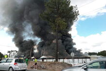 Incêndio consome fábrica de bicicletas em Oiã