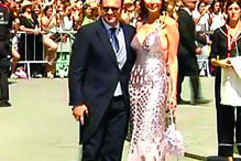 Predrag Mijatovic e a mulher Aneta