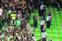 Adeptos do Sporting mostraram toda a sua fúria durante o 4º  jogo da final